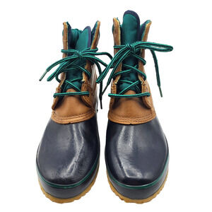 BASS Thermolite Insulated Rain Snow Lace-up Boots Womens 8 Leather Uppers Korea